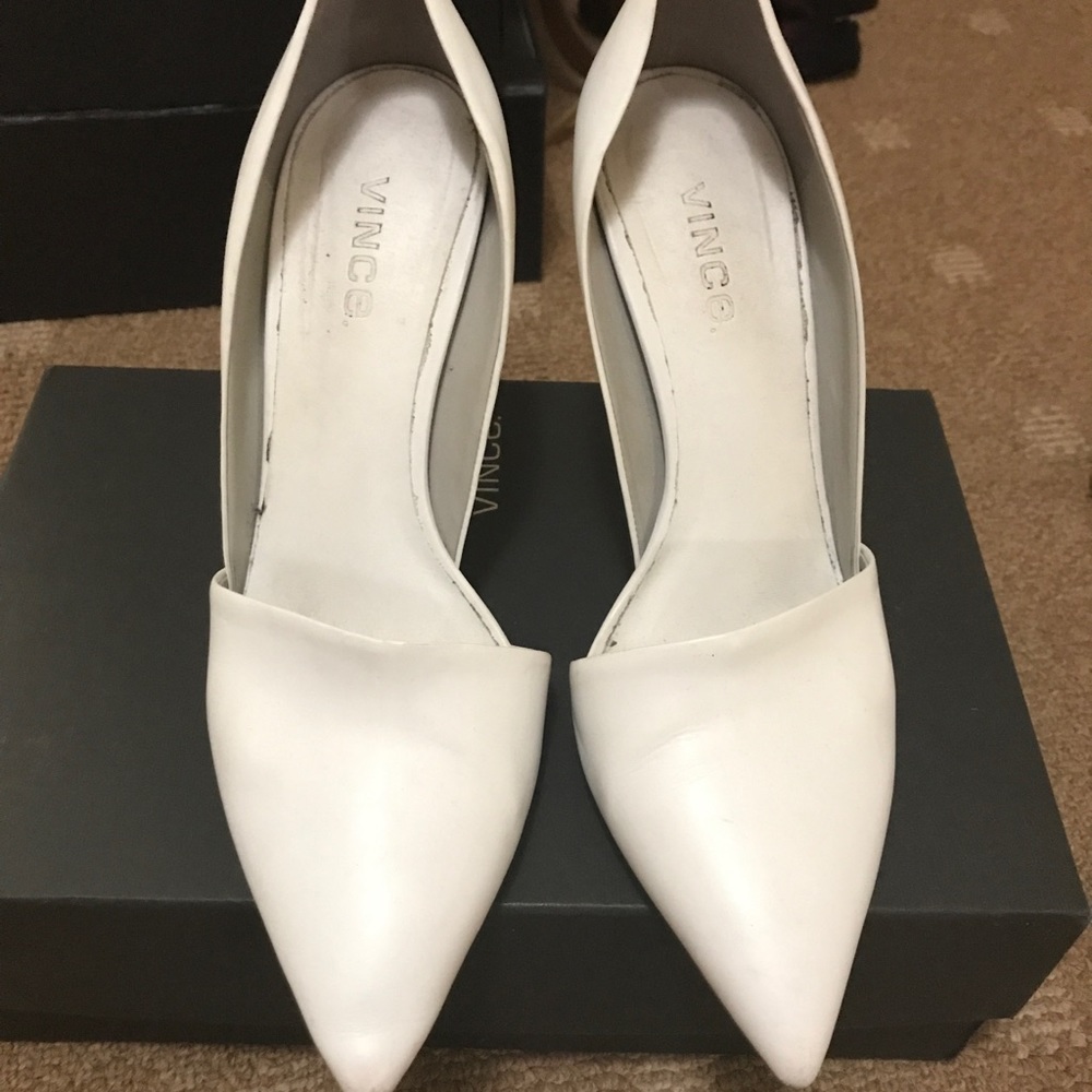COPY - Vince white pumps